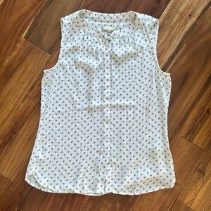 Banana Republic anchor print blouse